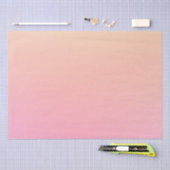桃とピンクのグラデーション 薄葉紙 (クラフト)