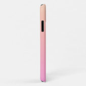 桃とピンクのグラデーション Case-Mate iPhoneケース (裏面/右)