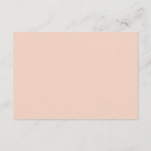 桃とピンクの牡丹の花パンティーゲーム エンクロージャーカード (裏面)