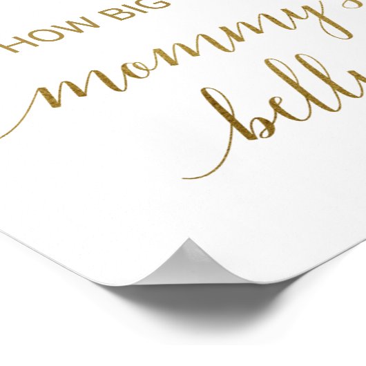 桃とピンクの牡丹の花母の腹の大きさ ポスター (角)