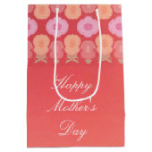 桃とピンク ミディアムペーパーバッグ (裏面)