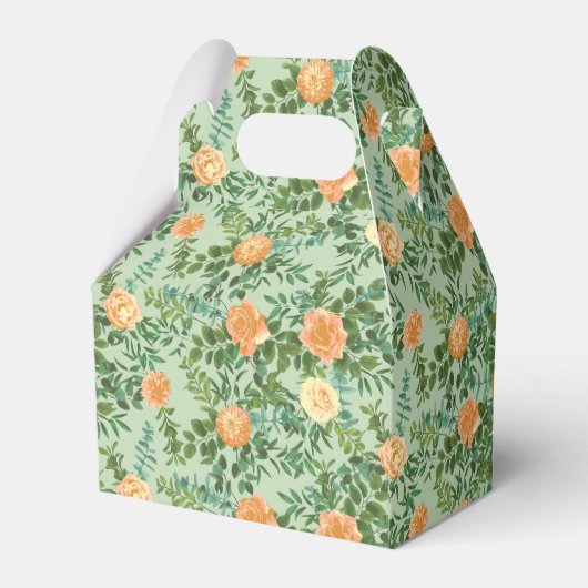 桃とライトグリーンの芍薬とローズのフラワーリング フェイバーボックス (裏面サイド)