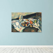 桃と梨の静物生活， 1888-90 キャンバスプリント (インサイチュ (ウッドフロア))