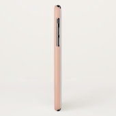 桃と白のキャンディストライプー Case-Mate iPhoneケース (裏面/左)