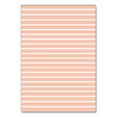 桃と白のストライプ テーブルナンバー (裏面)