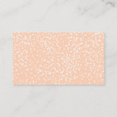 桃と白の結婚紙吹雪模様 エンクロージャーカード (裏面)