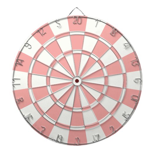 桃と白 ダーツボード (正面)