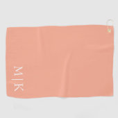 桃と白 | モノグラモダンム ゴルフタオル (横)