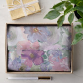 桃と紫の水色の切り離し 薄葉紙 (ギフト)