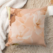 桃と緑の装飾 クッション (ブランケット)