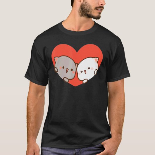 桃と胡麻餅 Tシャツ (正面)