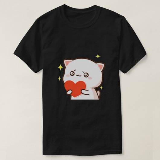 桃と胡麻1.png tシャツ (デザイン正面)