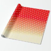 桃と赤 ラッピングペーパー (アンロールド)