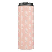 桃と金ゴールドアローズモノグラム タンブラー (裏面)