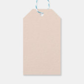 桃と金ゴールドサンキューラベル ギフトタグ (裏面)