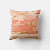 桃と金ゴールド クッション (裏面)