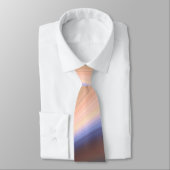 桃と青のスチールタイデザイン ネクタイ (タイ)