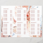 桃と青のトロピカルパンフレット (裏面)