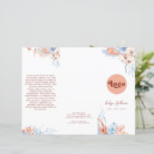 桃と青のトロピカルパンフレット (スタンド正面)