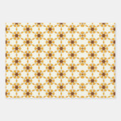 桃と黒のペーパーパック5 ラッピングペーパーシート (正面2)