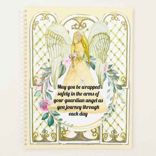 桃のお母さんに贈る守り神の天使の詩 プランナー手帳 (正面)