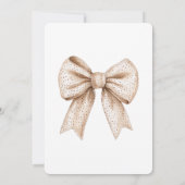 桃のしらゆり誕生日 招待状 (裏面)