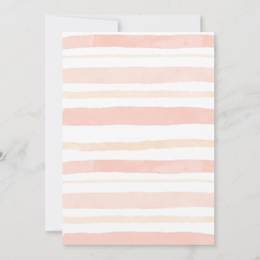 桃のように汗をかきながら　３歳の誕生日 招待状 (裏面)