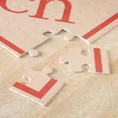 桃のように熟したグルジア桃の果実 ジグソーパズル (側面)