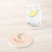 桃のように甘いハート コースター (側面)
