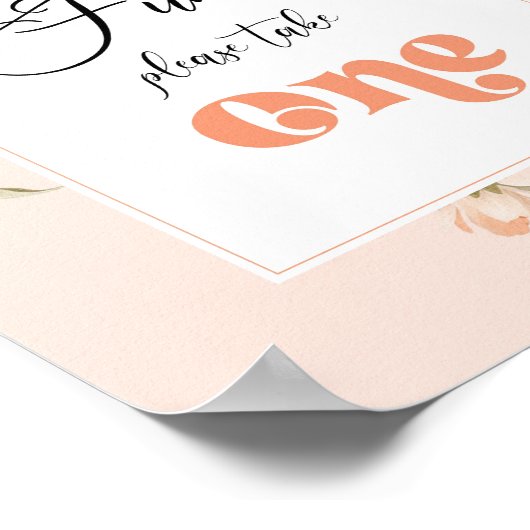 桃のように甘い私たちは、あなたが楽しい誕生日を過ごしたことを願う ポスター (角)