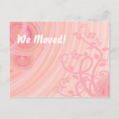 桃のらせん状、切り花 案内ポストカード (正面)