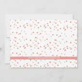 桃のアステカパターン | 結婚式のお知らせ 招待状 (裏面)