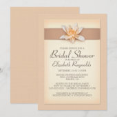 桃のウェディングシャワーの招待状 招待状 (正面/裏面)