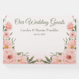 桃のエレガント花 ゲストブック