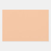 桃のグラデーションの濃淡 ラッピングペーパーシート (正面3)