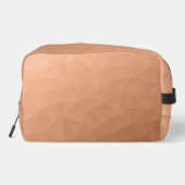 桃のグラデーション幾何学的メッシュパターンモノグラム ドップキット (裏面)