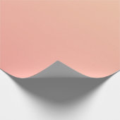 桃のグラデーション背景 ラッピングペーパー (角)