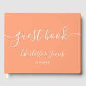 桃のシグネチャー結婚スクリプト ゲストブック (正面)