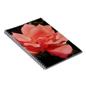 桃のバラと露 ノートブック (右側)