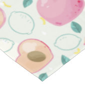 桃のパターン テーブルクロス (アングル)