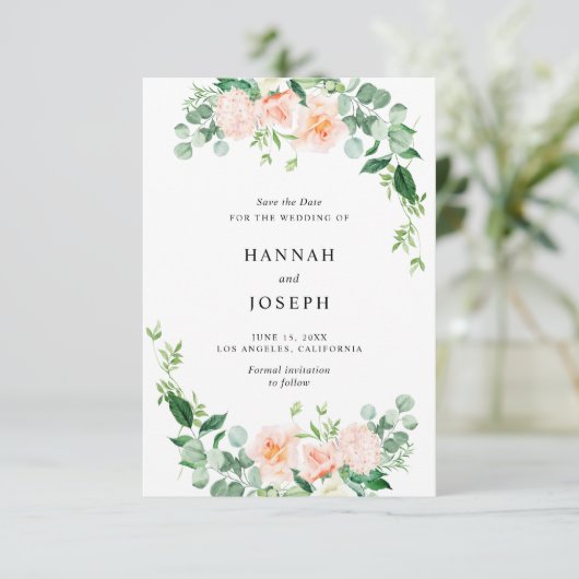 桃のフローラは日付カードを保存 セーブザデート (スタンド正面)