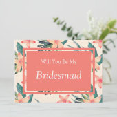 桃のフローラは私の花嫁の提案になる 招待状 (スタンド正面)