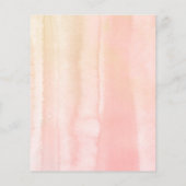 桃のフローラ結婚のメニュー チラシ (裏面)