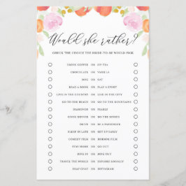 桃のフローラ花嫁ではなくシャワーゲーム