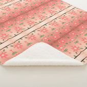 桃のフローラ シェルパブランケット (3/4)