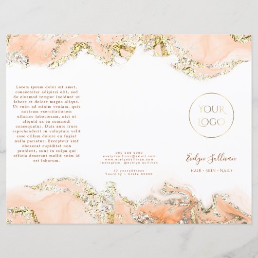 桃のマーリングデザインパンフレット (正面)