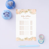 桃のマーリングデザイン価格リストフライヤー チラシ (シングル)