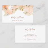 桃のマーリングデザイン名刺 名刺 (正面/裏面)