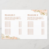 桃のマーリングデザイン2折パンフレット (裏面)