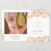 桃のマーリングデザイン2折パンフレット (正面/裏面)